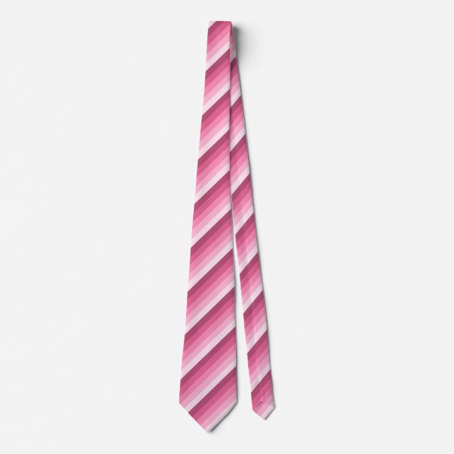 Pink shadow stripes tie (Front)