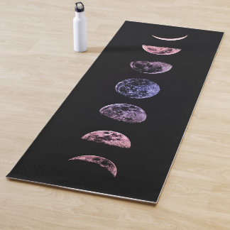 Pink Shadows Moontime Yoga Mat