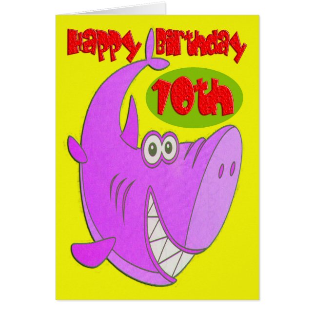 Pink Shark Tenth Birthday (Front)