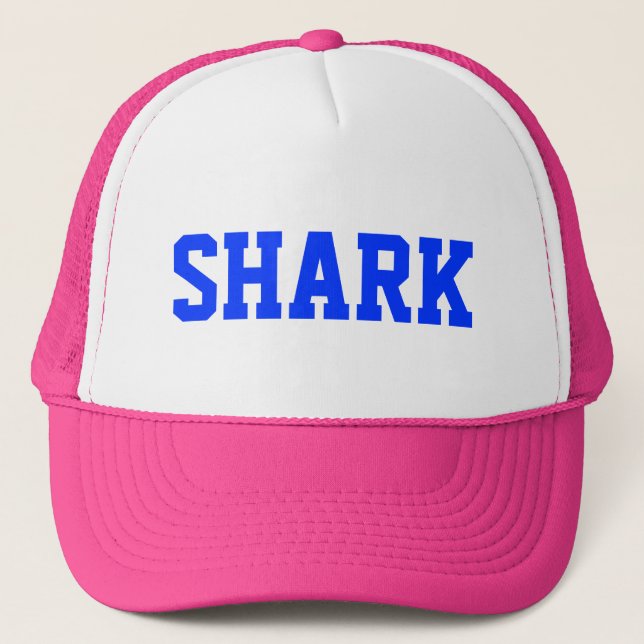 Pink Shark Trucker Hat (Front)