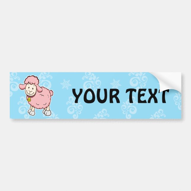 Pink Sheep bumper sticker (Front)