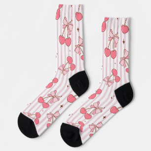 Pink sherry socks