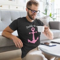 Pink Ship Anchor with Custom Text Graphic