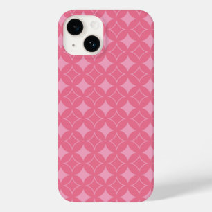 Pink shippo pattern Case-Mate iPhone 14 case