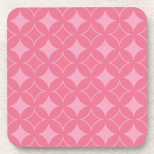 Pink shippo pattern coaster