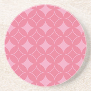 Pink shippo pattern coaster