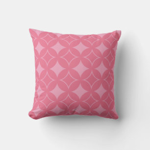 Pink shippo pattern cushion