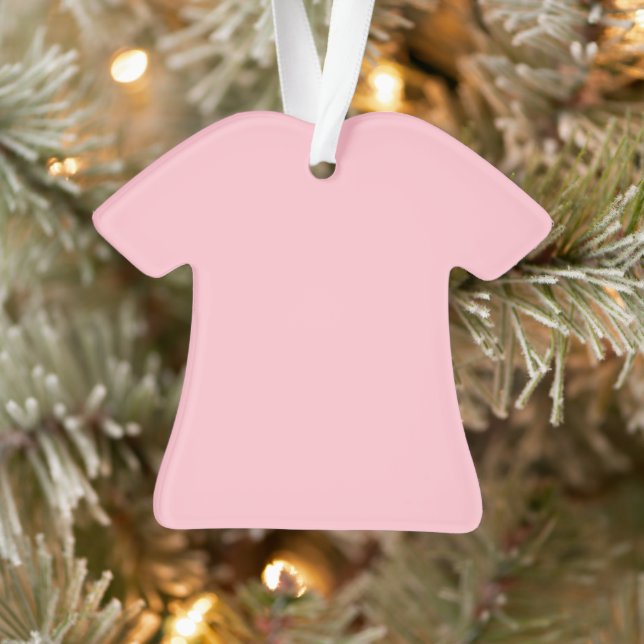 Pink Shirt Acrylic Ornament (Tree)