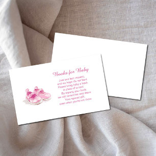 Pink Shoes Books for Baby Enclosure Card