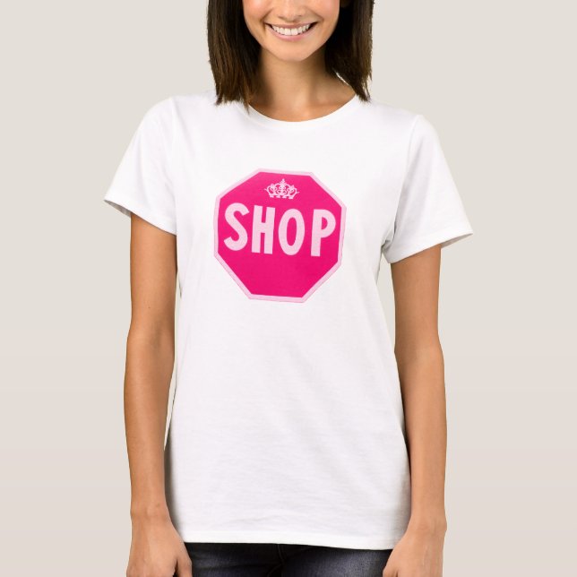 Pink Shop Queen T-Shirt (Front)