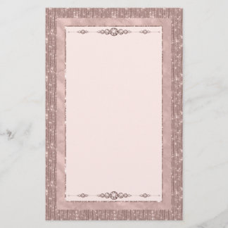Pink Showgirl Glam Romance Stationery