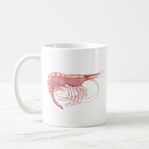 Pink Shrimp Coffee Mug