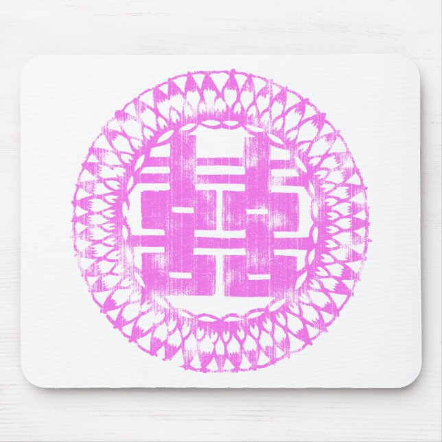Pink Shuan Xi Mouse Mat (Front)