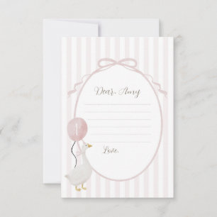 Pink Silly Goose Time Capsule Card