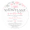  Pink Silver A Little Snowflake Winter Baby Shower