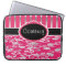 Pink & Silver Damask with Black
