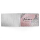 Pink Silver Diamond Sparkle Gown Quinceanera