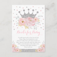 Pink Silver Royal Crown Princess Books for Baby