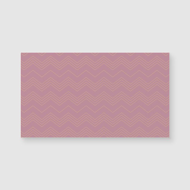 Pink, simple, modern, cool, trendy zigzag pattern (Front)