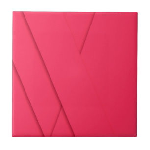 Pink, simple, modern, elegant, cool, trendy art tile