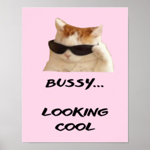 Pink Simple Poster Quote For Cat Lovers