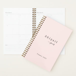 Pink Simple Script Modern Luxury Professional Planner