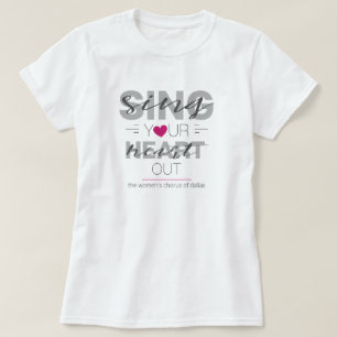 Pink Sing Your Heart Out T-Shirt