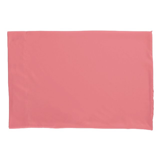 Pink Single Standard Size Pillow Case (Front)