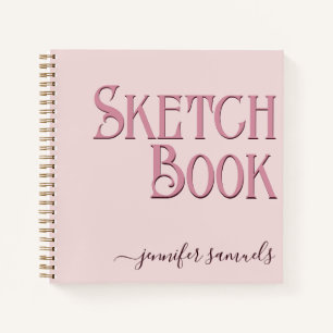 Pink Sketch Book 3D Artist Name