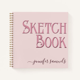Pink Sketch Book 3D Artist Name