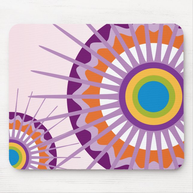 Pink Skies Mouse Mat (Front)