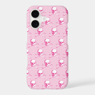 Pink Skull And Crossbones Pattern