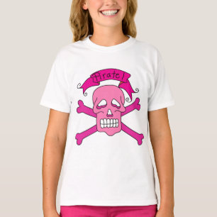 Pink Skull and Crossbones T-shirts and Gifts