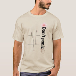 Pink Skull Cherry Blossom Art T-Shirt