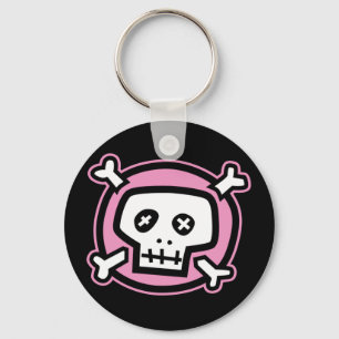 Pink Skull keychain