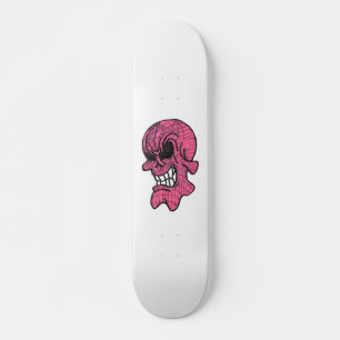 Pink Skull Skateboard