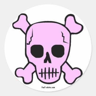 Pink Skull stickers