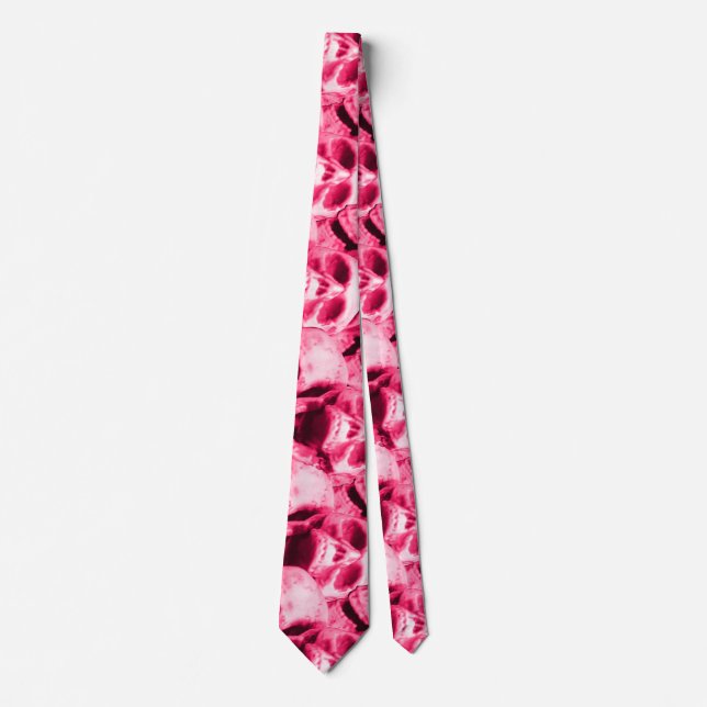 Pink Skulls  Tie (Front)