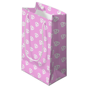 Pink Skully Small Gift Bag