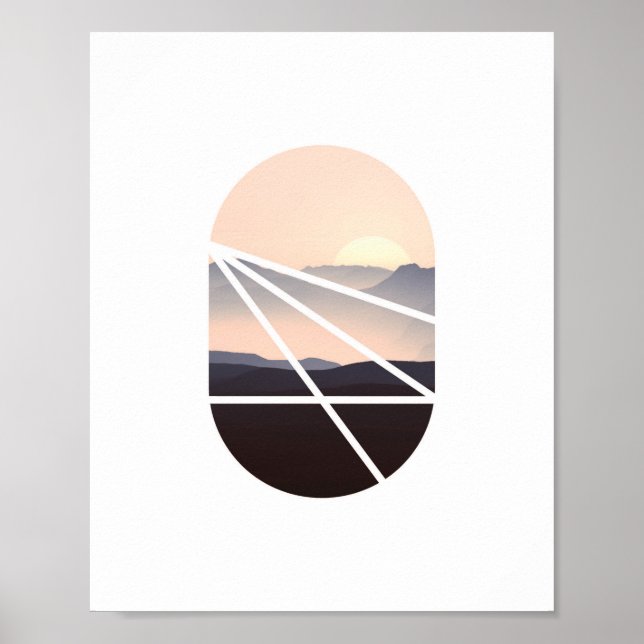 Pink Sky | Abstract Photo Poster (Front)