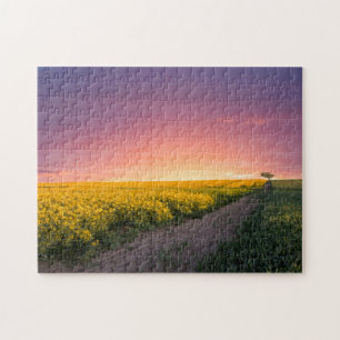 Pink Sky At Night Jigsaw Puzzle