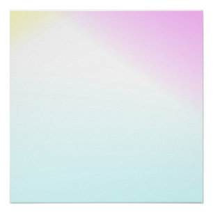 Pink & Sky Blue Modern Gradient Art Wall Poster