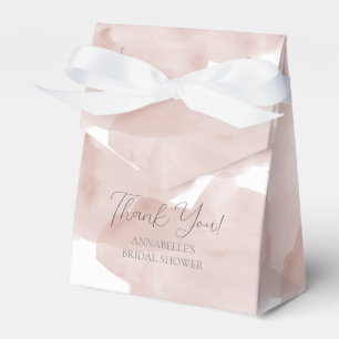 Pink Sky Watercolor Bridal Shower Favour Box