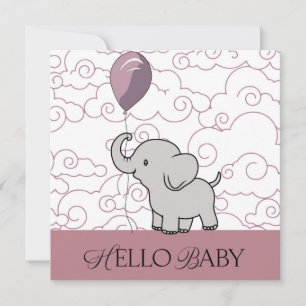 Pink Skys and Baby's First Surprise Card