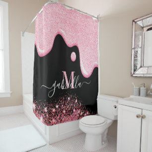 Pink Slime Shower Curtain