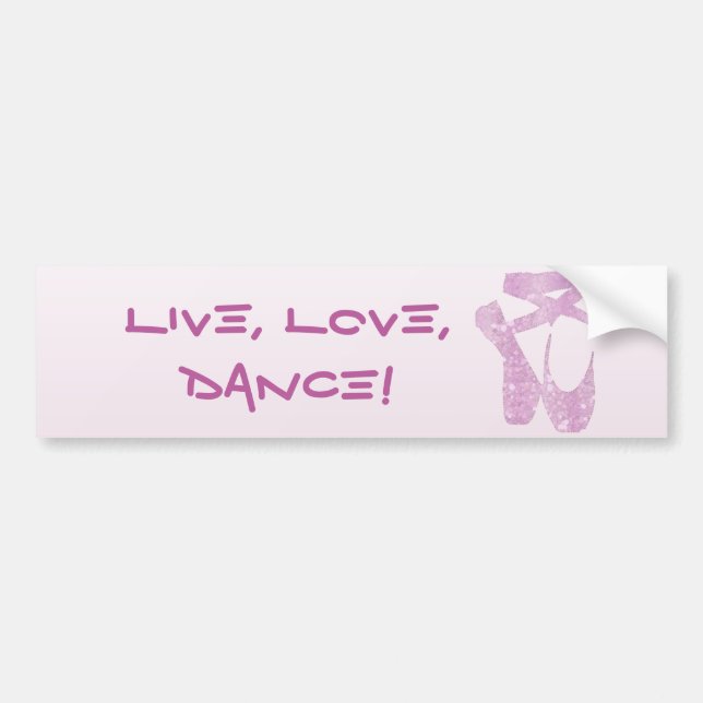 pink slippers bumper sticker (Front)