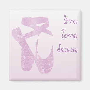 pink slippers magnet