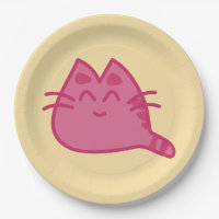 Pink Smiling Kitty Cat