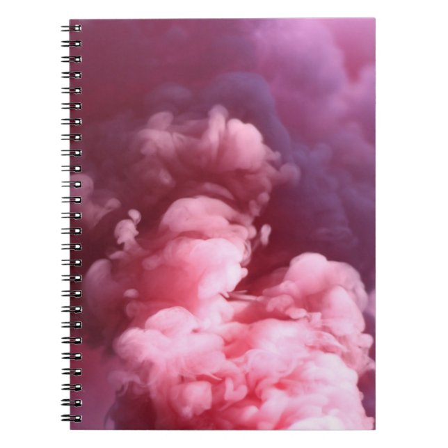 Pink smoke notebook (Front)