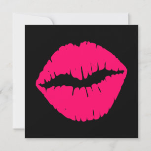 Pink Smooch Invitation